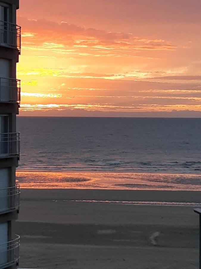 Zonnig En Gezellig Appartement Met Zijdelings Zeezicht En Zwembad In Koksijde Kültér fotó